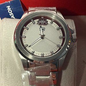 Mississippi State Bulldogs NCAA Stainless-Steel Watch by Jack Mason !!!NEW!!!